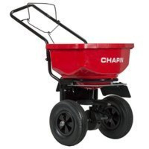 Chapin Mfg Residential Turf Spreader, U-Shaped Powder-Coated Steel Material, 12" Dia Pneumatic Wheel, 38" L 8200A